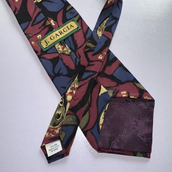 J Garcia 100% Silk Tie ( rn 62830) 58L 3.75W - Picture 1 of 4